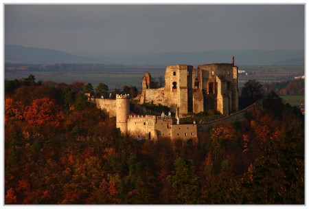 Hrad Boskovice babí léto